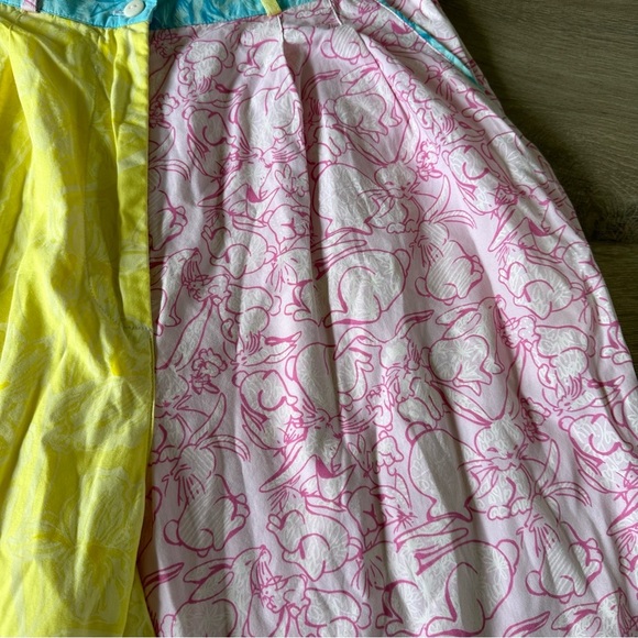 RARE Vintage Lilly Pulitzer Balloon Pants Sz 4 100% Cotton - Picture 3 of 8